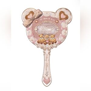 Flower Knows Sweetie Bear Hand Mirror - Pink and Cream